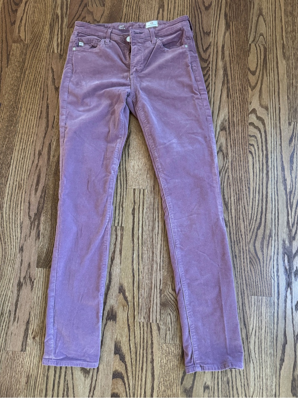 AG Jeans Prima Cigarette | Pink Corduroy | Size 27